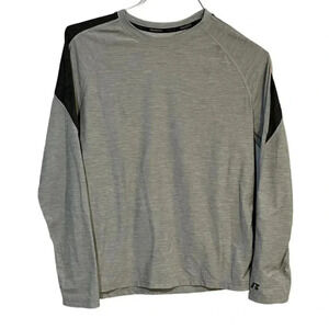 Russell DriPower 360 size XL 14/16 light grey long sleeve EUC SUPER SOFT!!!